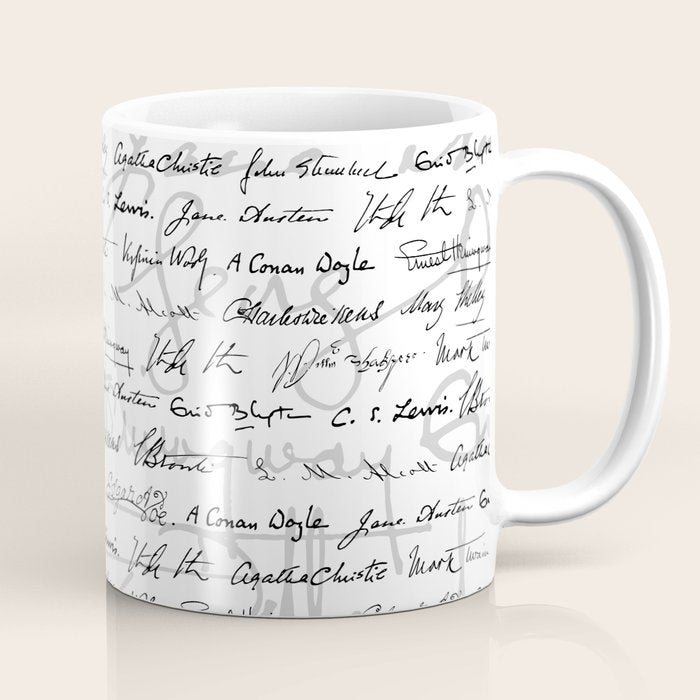Literary Giants Pattern II Coffee Mug Gallery Image 1