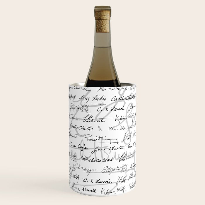 Literary Giants Pattern II Wine Chiller Gallery Image 1