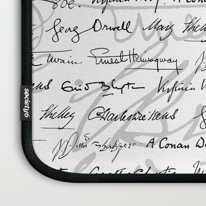 Literary Giants Pattern II Laptop Sleeve Gallery Image 3