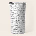 Literary Giants Pattern II Travel Mug Gallery Image 3