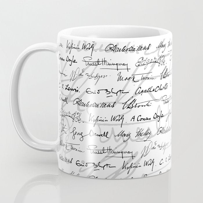 Literary Giants Pattern II Coffee Mug Gallery Image 3
