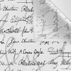 Literary Giants Pattern II Wall Tapestry Gallery Image 3