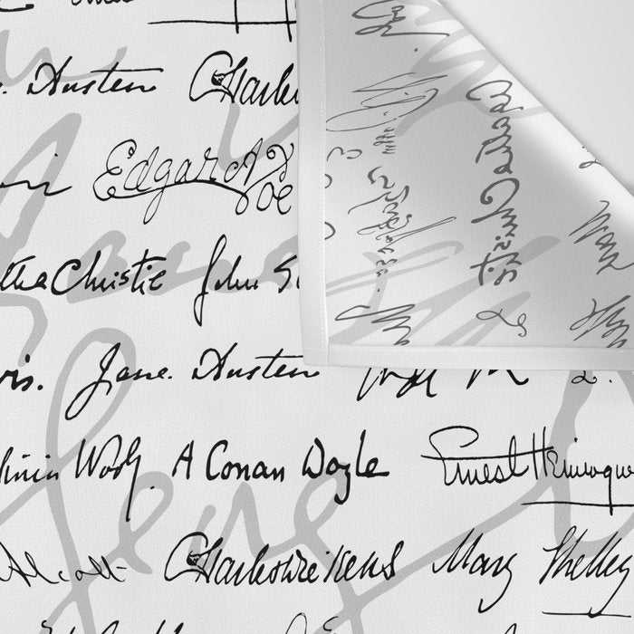 Literary Giants Pattern II Wall Tapestry Gallery Image 3