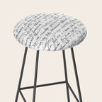 Literary Giants Pattern II Stool Gallery Image 2