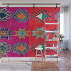 Moroccan Traditional Carpet Artwork Wall Mural Gallery Image 1