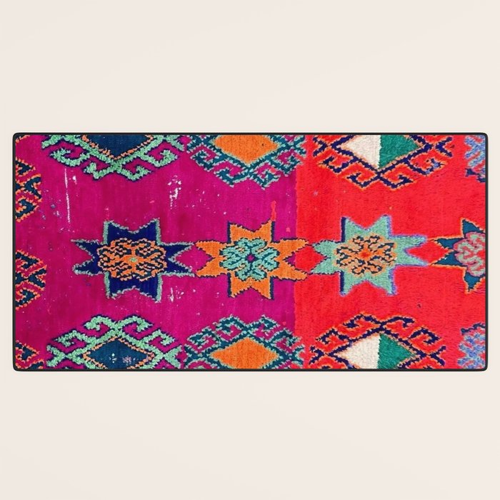 Moroccan Traditional Carpet Artwork Desk Mat Gallery Image 3