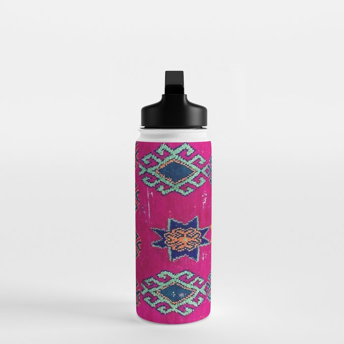 Moroccan Traditional Carpet Artwork Water Bottle Gallery Image 3