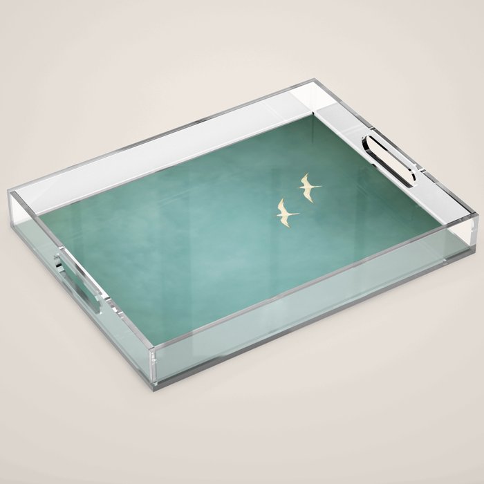 Two Birds Acrylic Tray Gallery Image 1