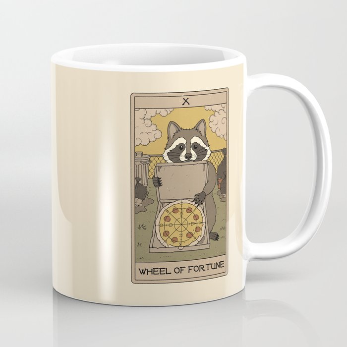 Wheel of Fortune - Raccoons Tarot Coffee Mug Gallery Image 1