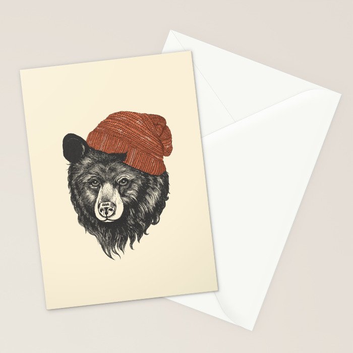 the bear Stationery Card Gallery Image 2