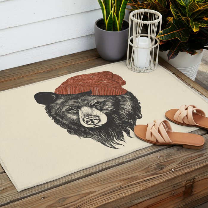 the bear Outdoor Rug Gallery Image 2