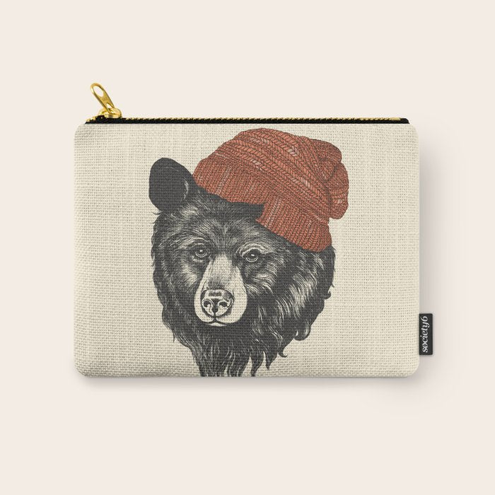 the bear Carry All Pouch Gallery Image 1
