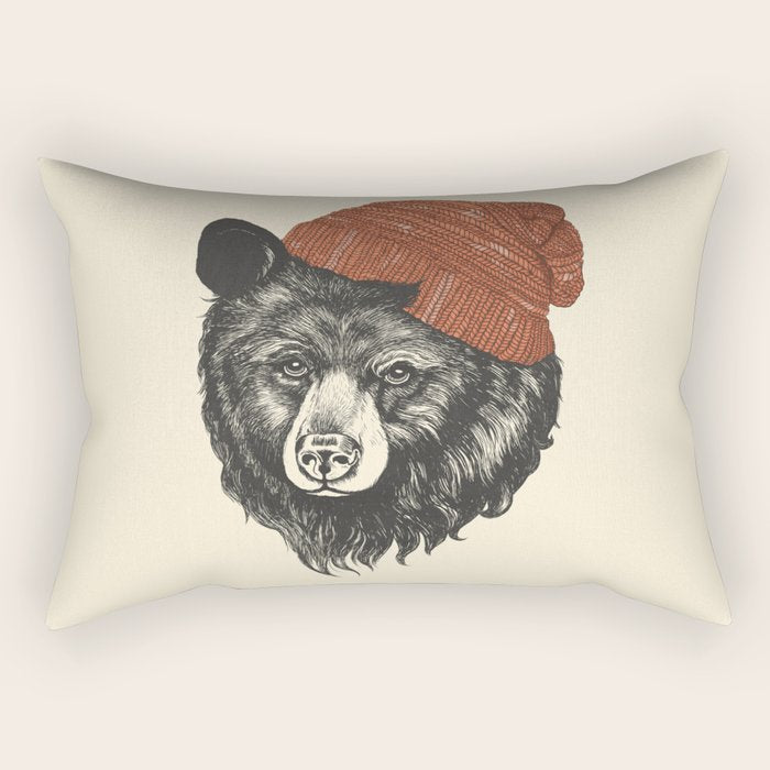 the bear Rectangular Pillow Gallery Image 2