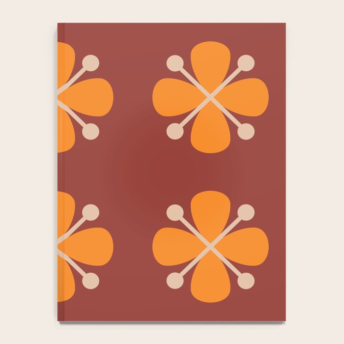 Retro Floral Burst Notebook Gallery Image 4