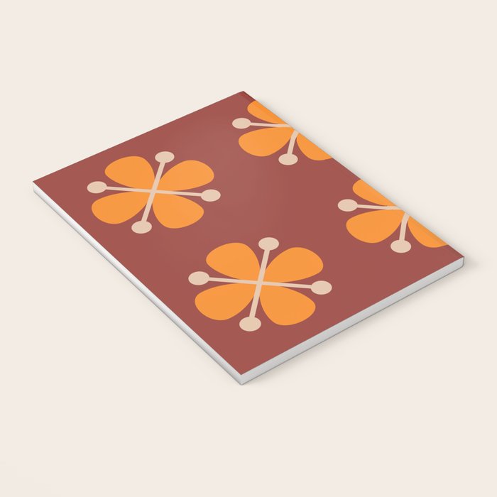 Retro Floral Burst Notebook Gallery Image 3