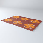 Retro Floral Burst Rug Gallery Image 3