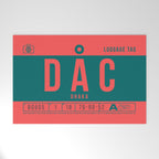 Luggage Tag B - DAC Dhaka Bangladesh Welcome Mat Gallery Image 1