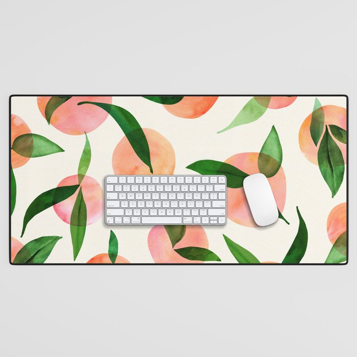 Abstract Summer Fruit Pattern Desk Mat Gallery Image 1