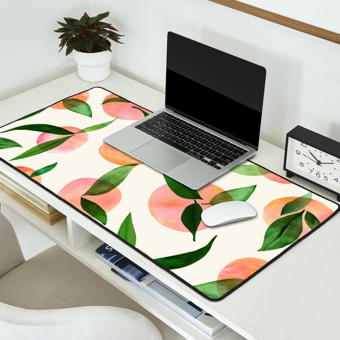Abstract Summer Fruit Pattern Desk Mat Gallery Image 2