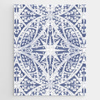 Leaves indigo fantasy tiled 4 Jigsaw Puzzle Gallery Image 1