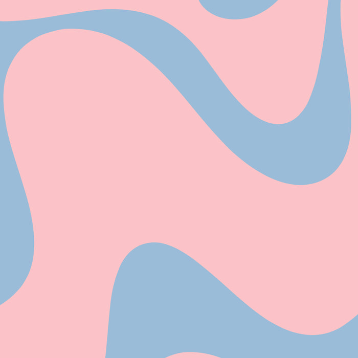 Pastel Pink and Light Blue Retro Liquid Swirl Abstract 2 Coffee Mug Gallery Image 2