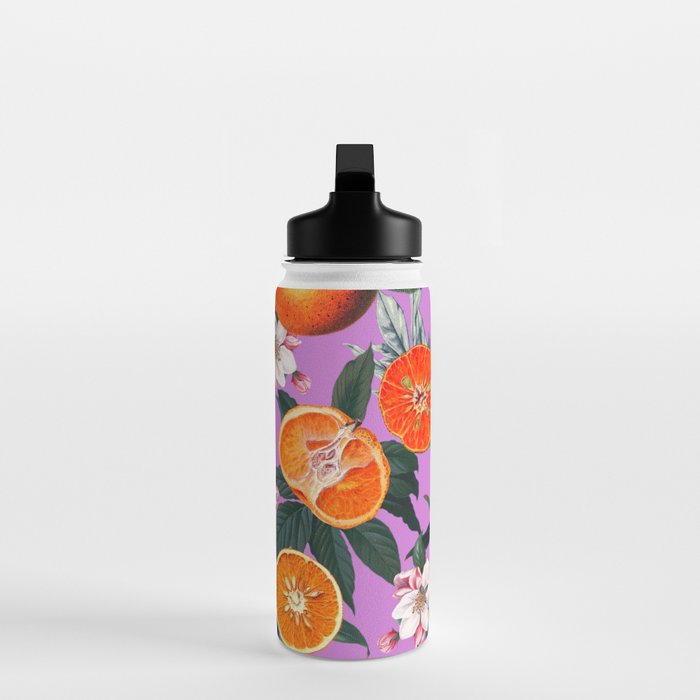 Vintage Fruit Pattern X Water Bottle Gallery Image 3
