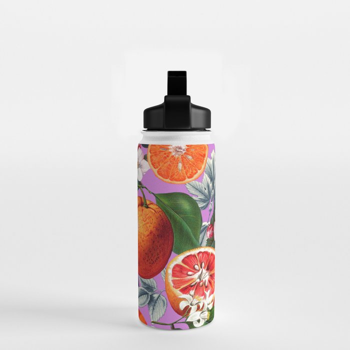Vintage Fruit Pattern X Water Bottle Gallery Image 2