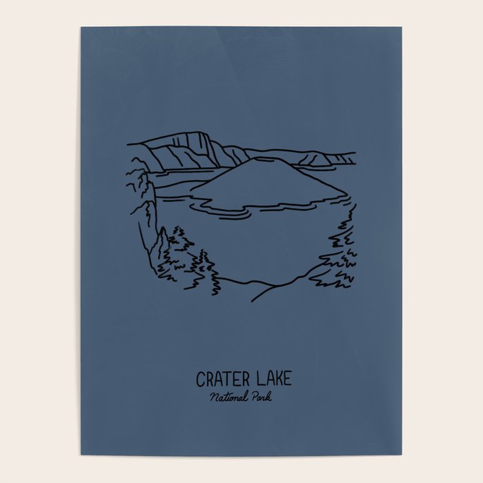 Crater Lake National Park Poster Gallery Image 1