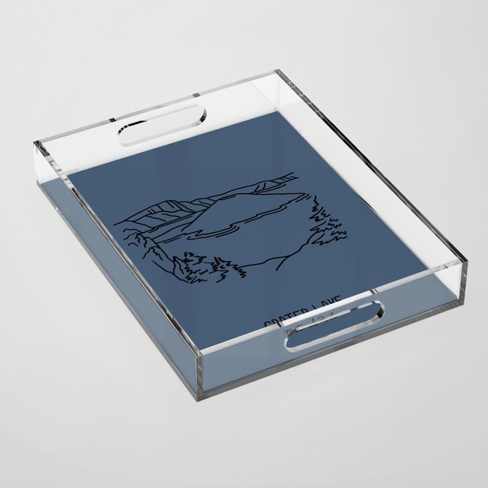 Crater Lake National Park Acrylic Tray Gallery Image 1
