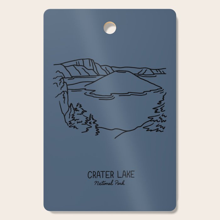 Crater Lake National Park Cutting Board Gallery Image 1