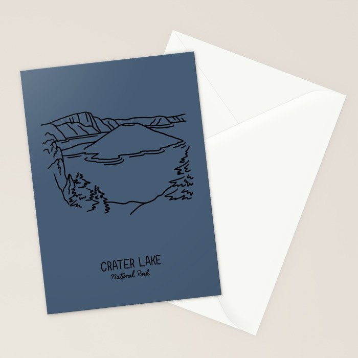 Crater Lake National Park Stationery Card Gallery Image 2