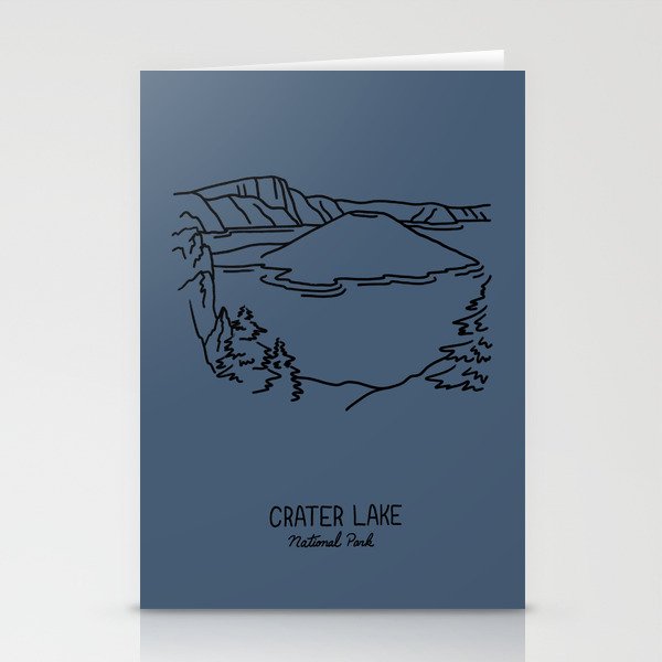 Crater Lake National Park Stationery Card Gallery Image 2