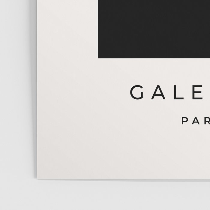 La Fleur | 06 - Retro Floral Print Black And White Flower Poster Gallery Image 3