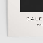 La Fleur | 06 - Retro Floral Print Black And White Flower Poster Gallery Image 3
