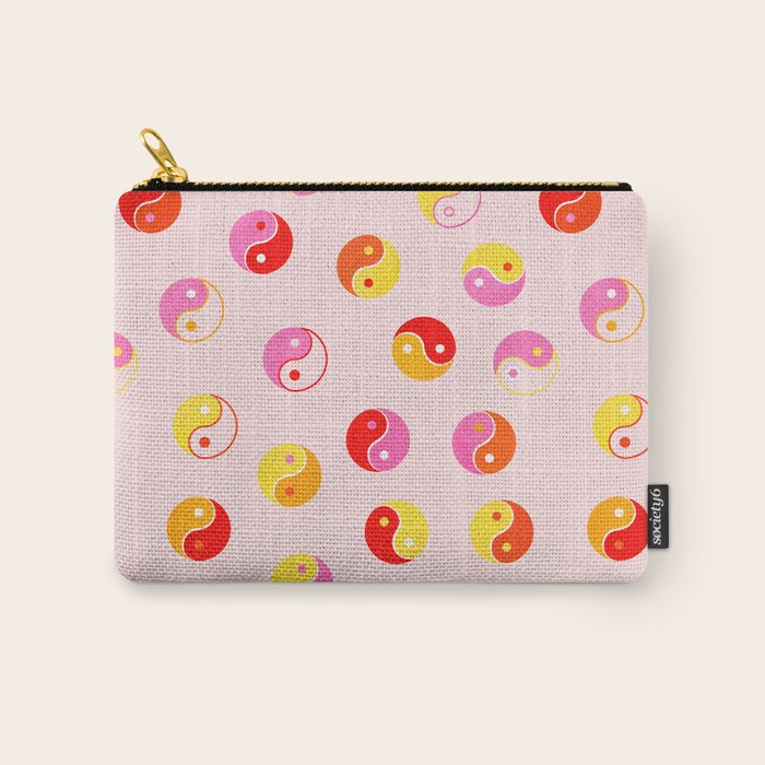 Ying Yang Bright Pattern Carry All Pouch Gallery Image 1