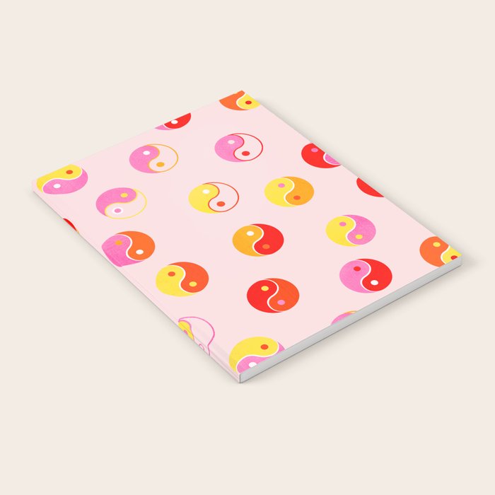 Ying Yang Bright Pattern Notebook Gallery Image 2