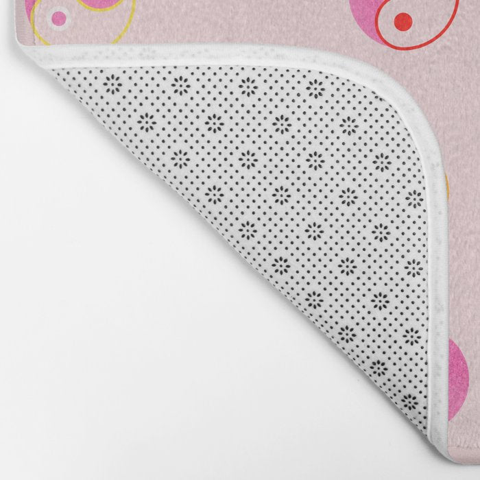 Ying Yang Bright Pattern Bath Mat Gallery Image 2