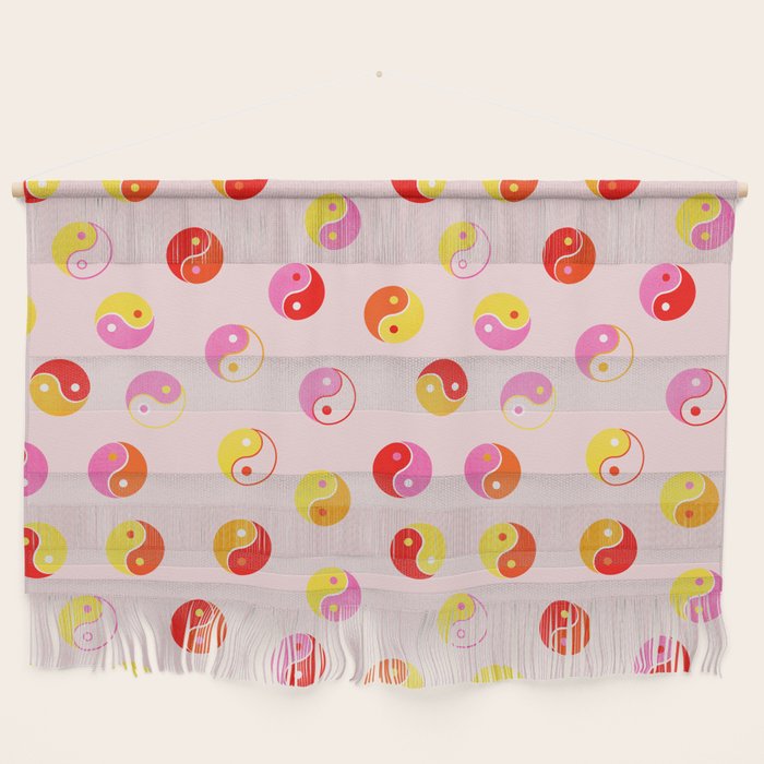 Ying Yang Bright Pattern Wall Hanging Gallery Image 1