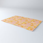 Coastal Oysters on the Beach in Lemon Orange & Peach Rug Gallery Image 3
