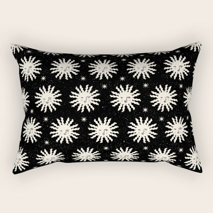 Sunshine in Space Rectangular Pillow Gallery Image 2
