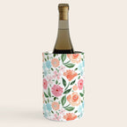 Just Peachy Floral Blooms Wine Chiller Gallery Image 1