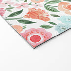 Just Peachy Floral Blooms Welcome Mat Gallery Image 2