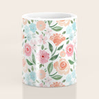 Just Peachy Floral Blooms Coffee Mug Gallery Image 4