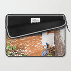 A Relaxed Afternoon | Tropical Summer Architecture | Buildings India Travel Bohemian Décor Painting Laptop Sleeve Gallery Image 2