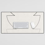 Minimalist Line Geometric Desk Mat Gallery Image 1