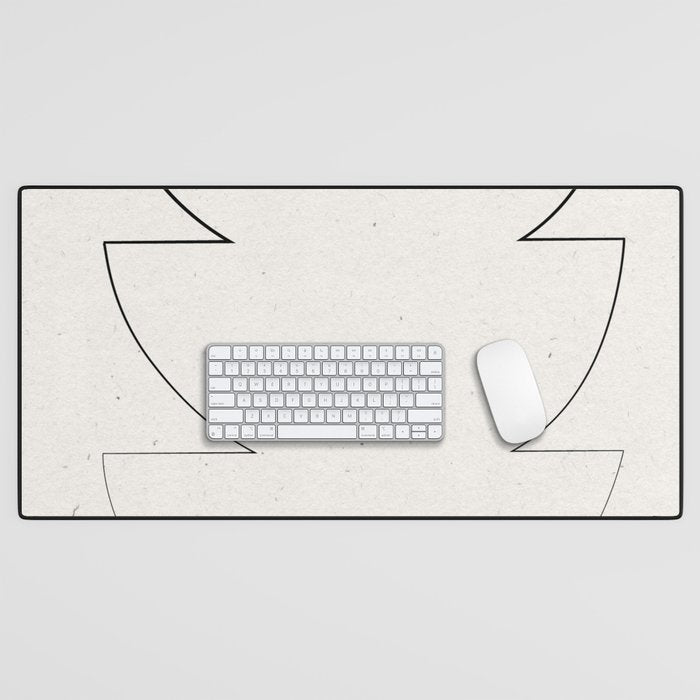 Minimalist Line Geometric Desk Mat Gallery Image 1
