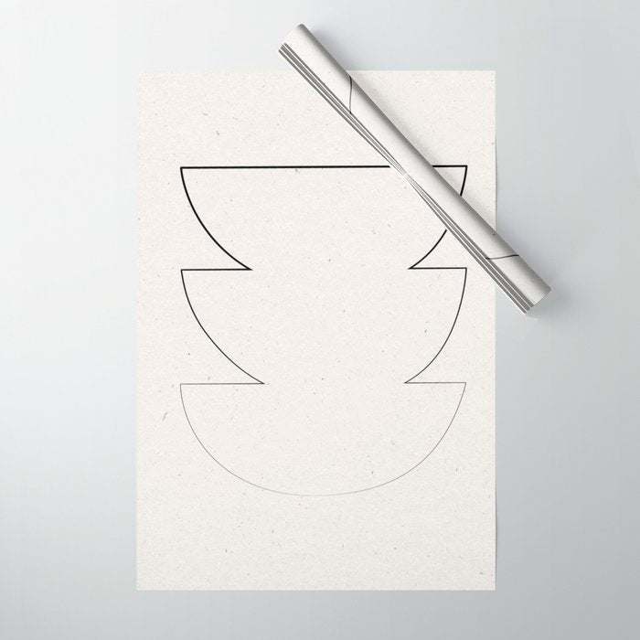 Minimalist Line Geometric Wrapping Paper Gallery Image 1