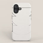 Minimalist Line Geometric iPhone Case Gallery Image 1