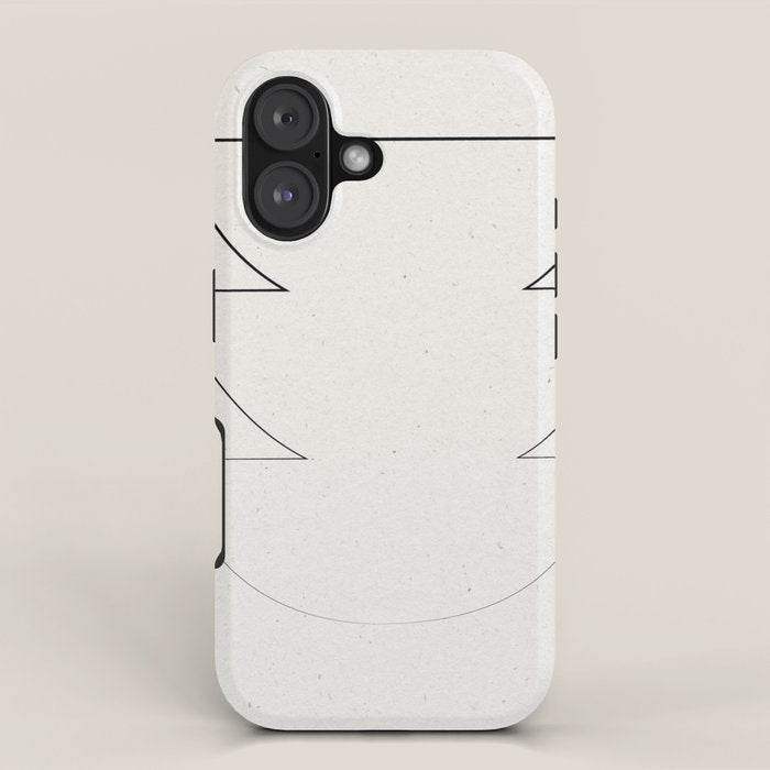 Minimalist Line Geometric iPhone Case Gallery Image 1