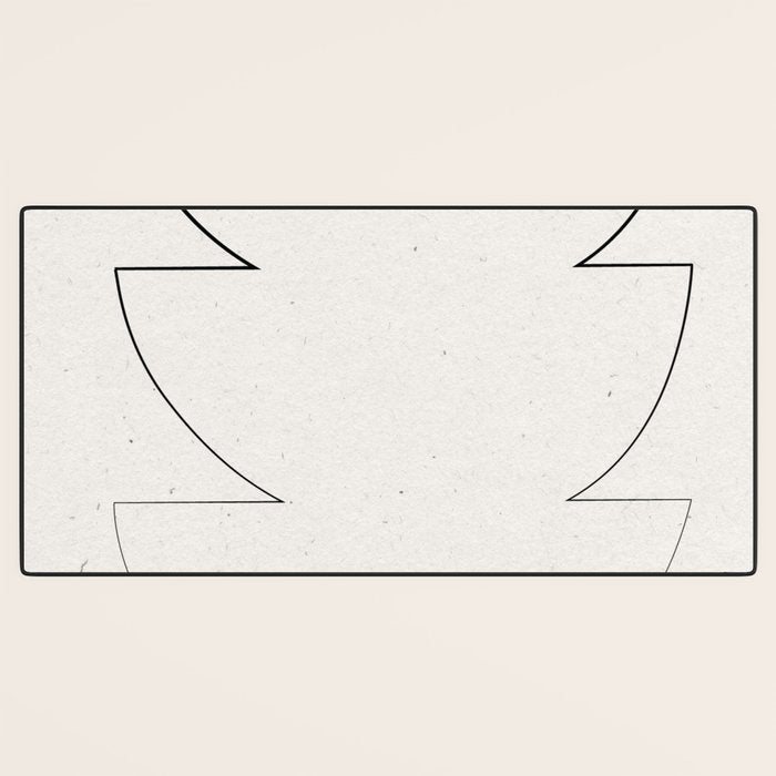 Minimalist Line Geometric Desk Mat Gallery Image 3